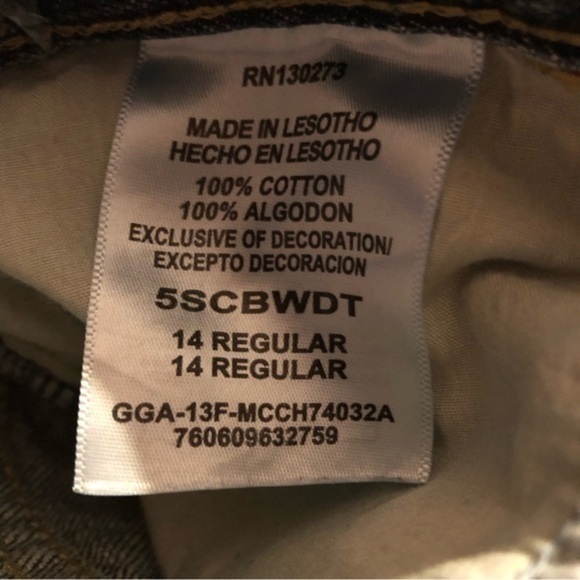 Wrangler Blue Jeans Size 14 Regular - Picture 4 of 4